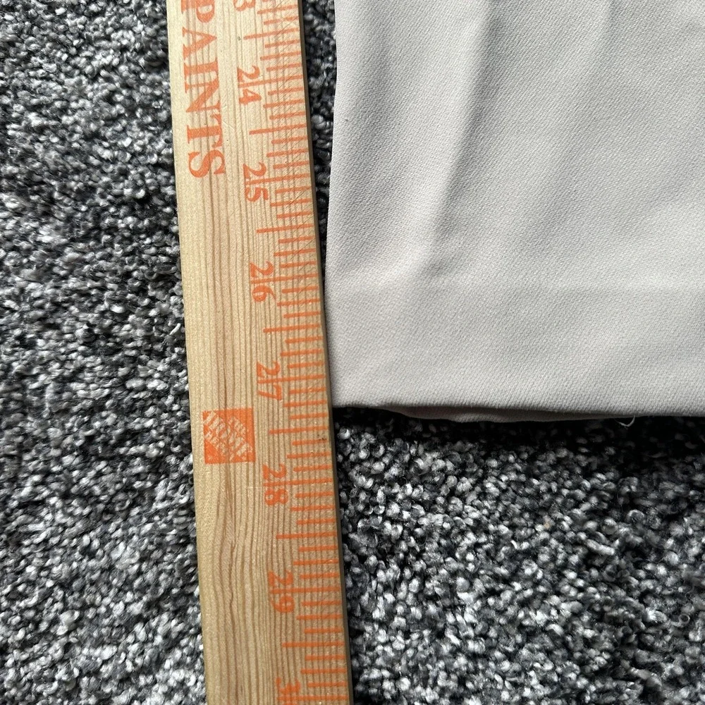 Giorgio Armani Dress Pants Womens 44 Beige Crepe Lined Relaxed Leg Italy Career - Picture 13 of 15